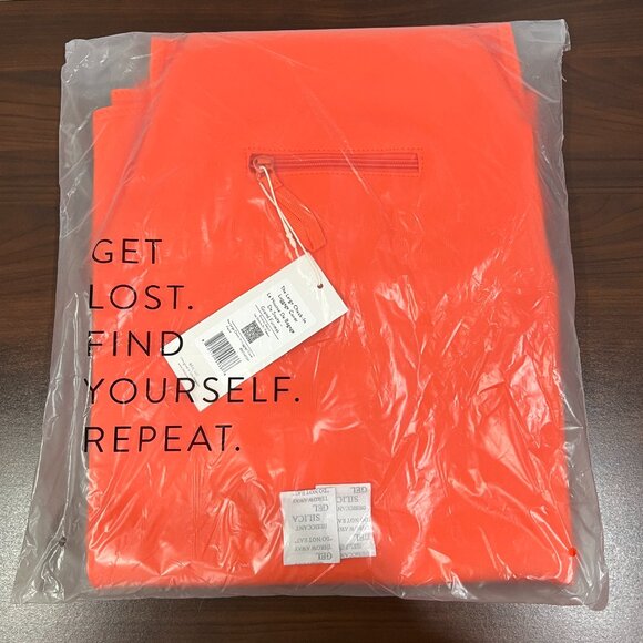 Beis The Large Check-In Luggage Cover in Flame NWT